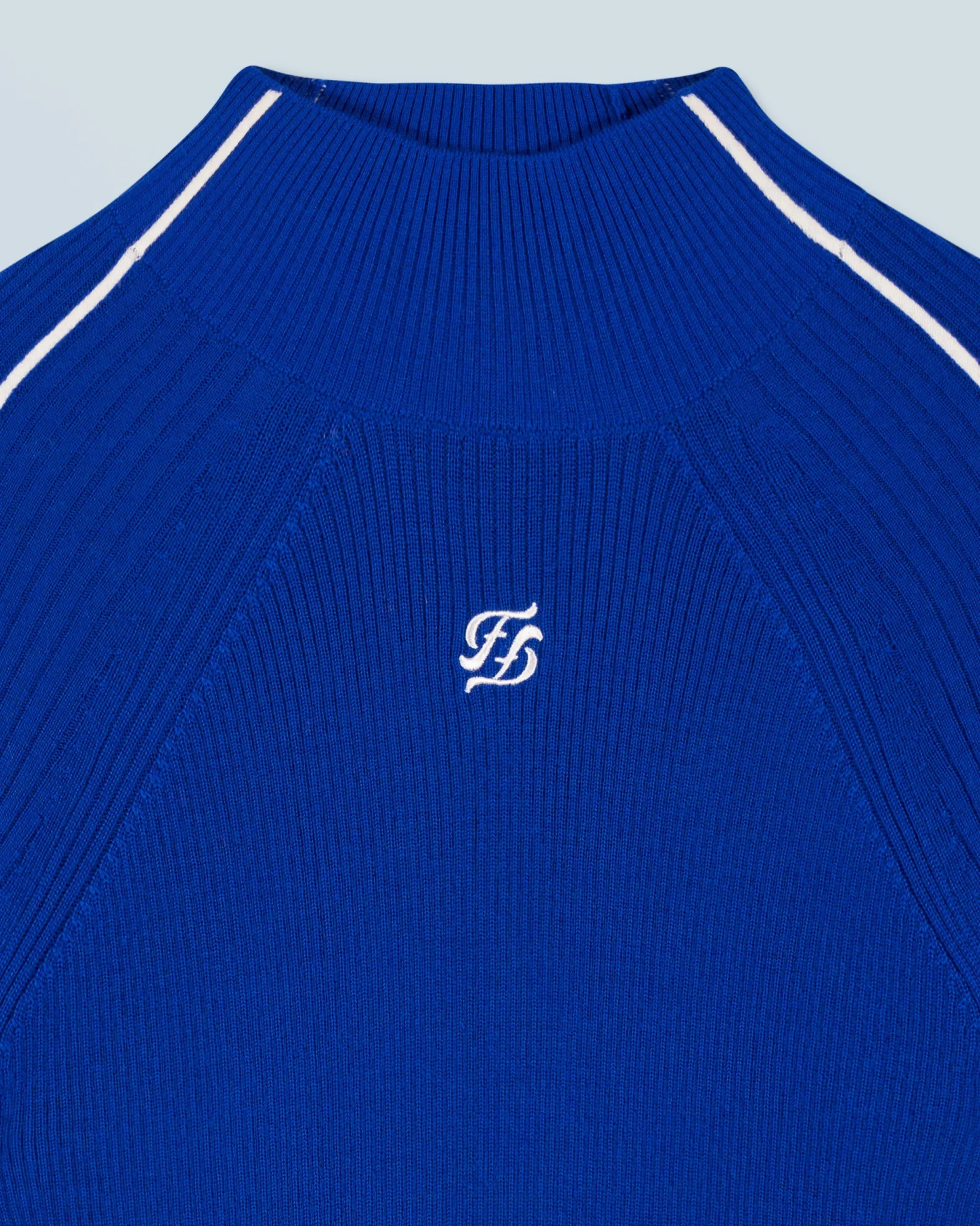 FROM FUTURE Pull Col Montant PopBlue Flash Sale