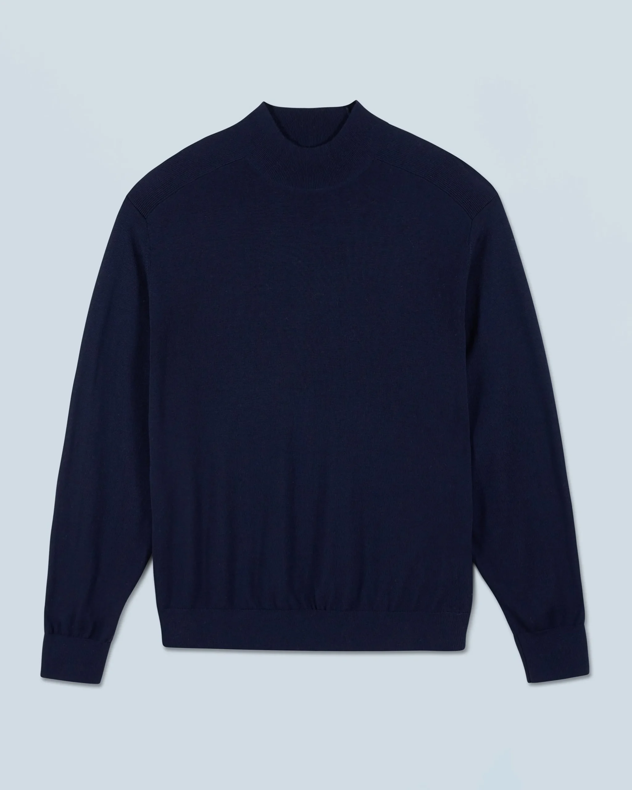 FROM FUTURE Pull Col Montant Navy Hot