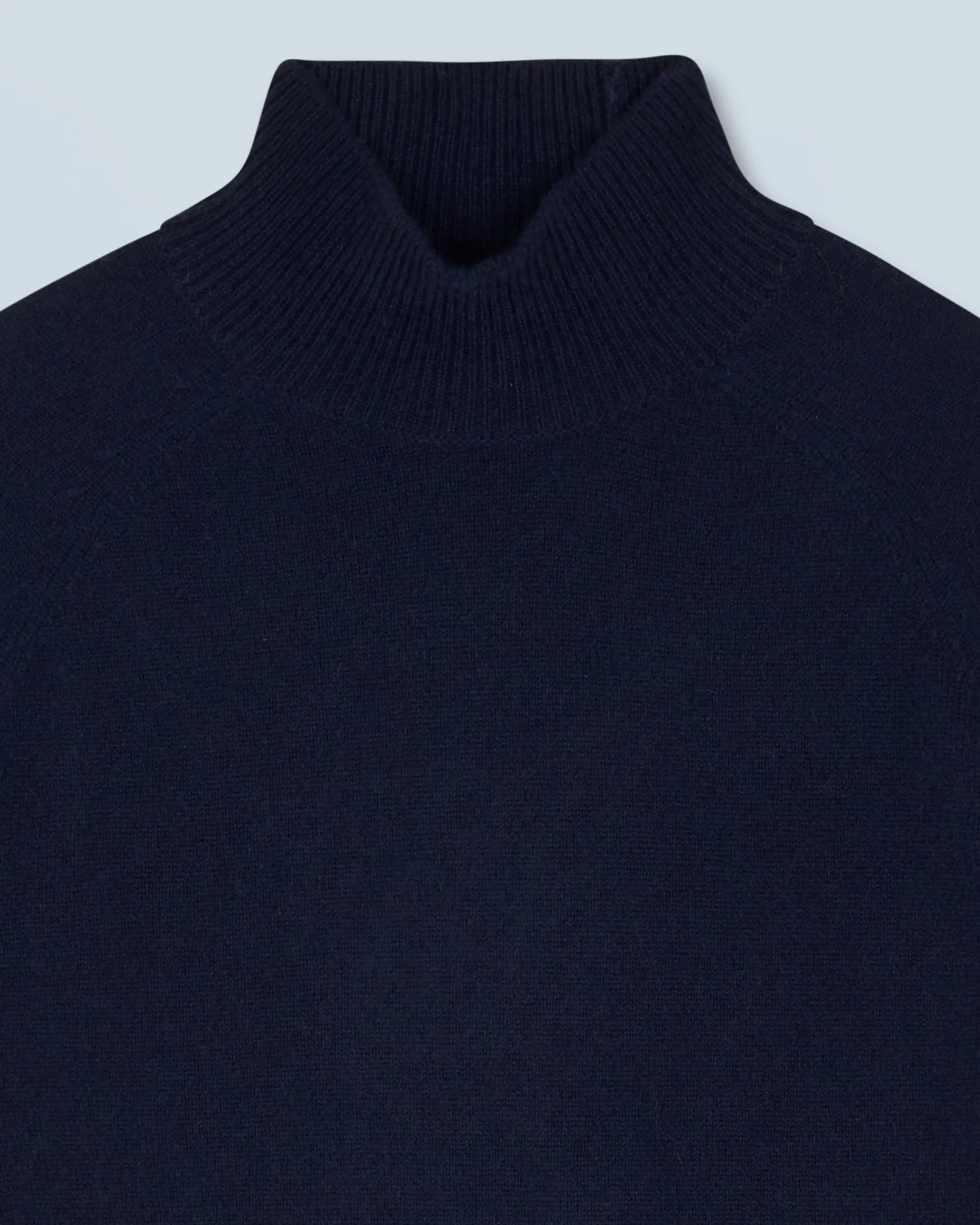 FROM FUTURE Pull Col Montant Bandes Manches Multicolore Léger Navy Sale