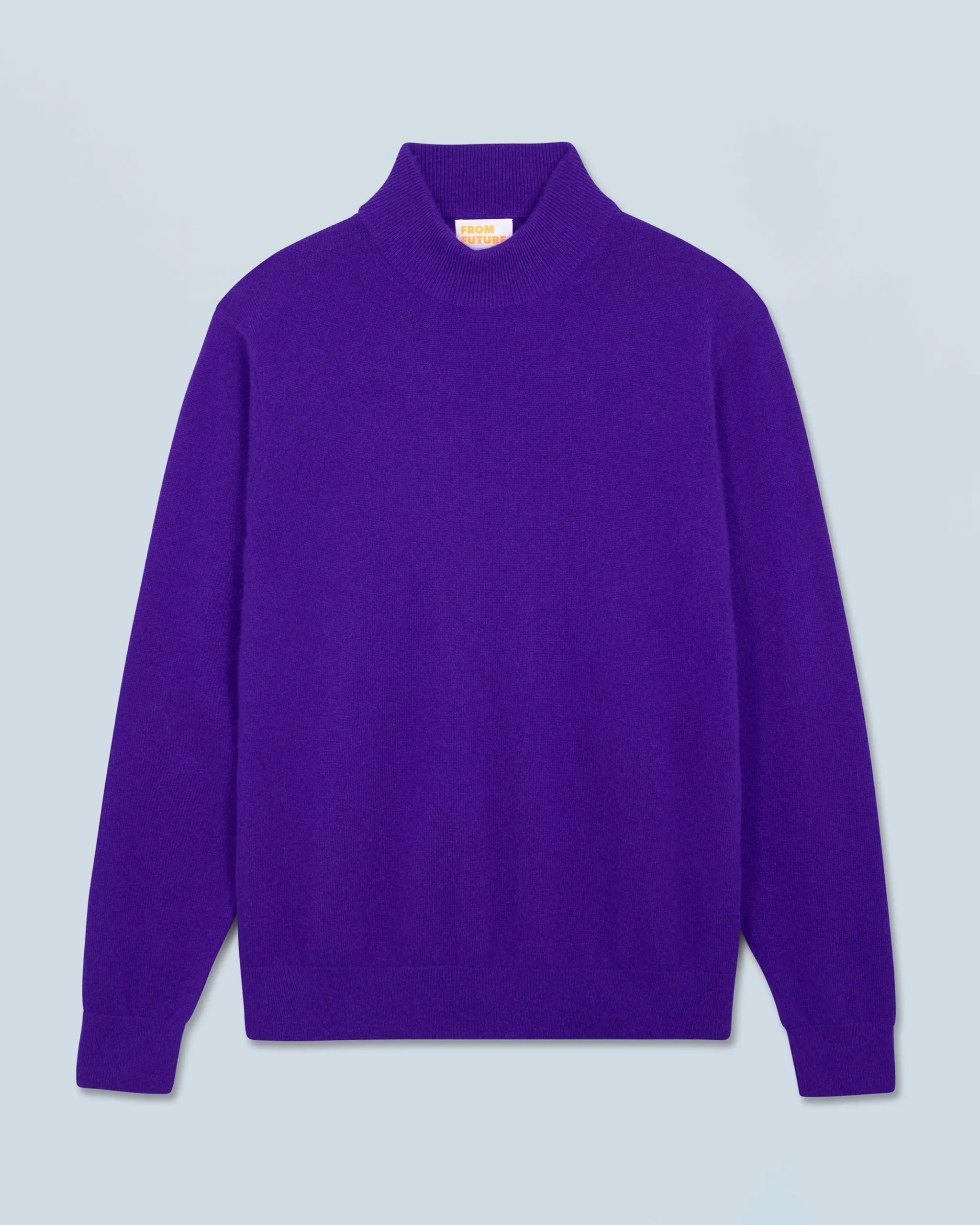 FROM FUTURE Pull Col Montant Basique Léger IntensePurple New