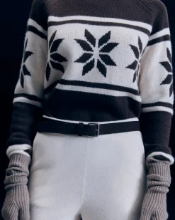 FROM FUTURE Pull Col Montant Flocons Chocolat Online