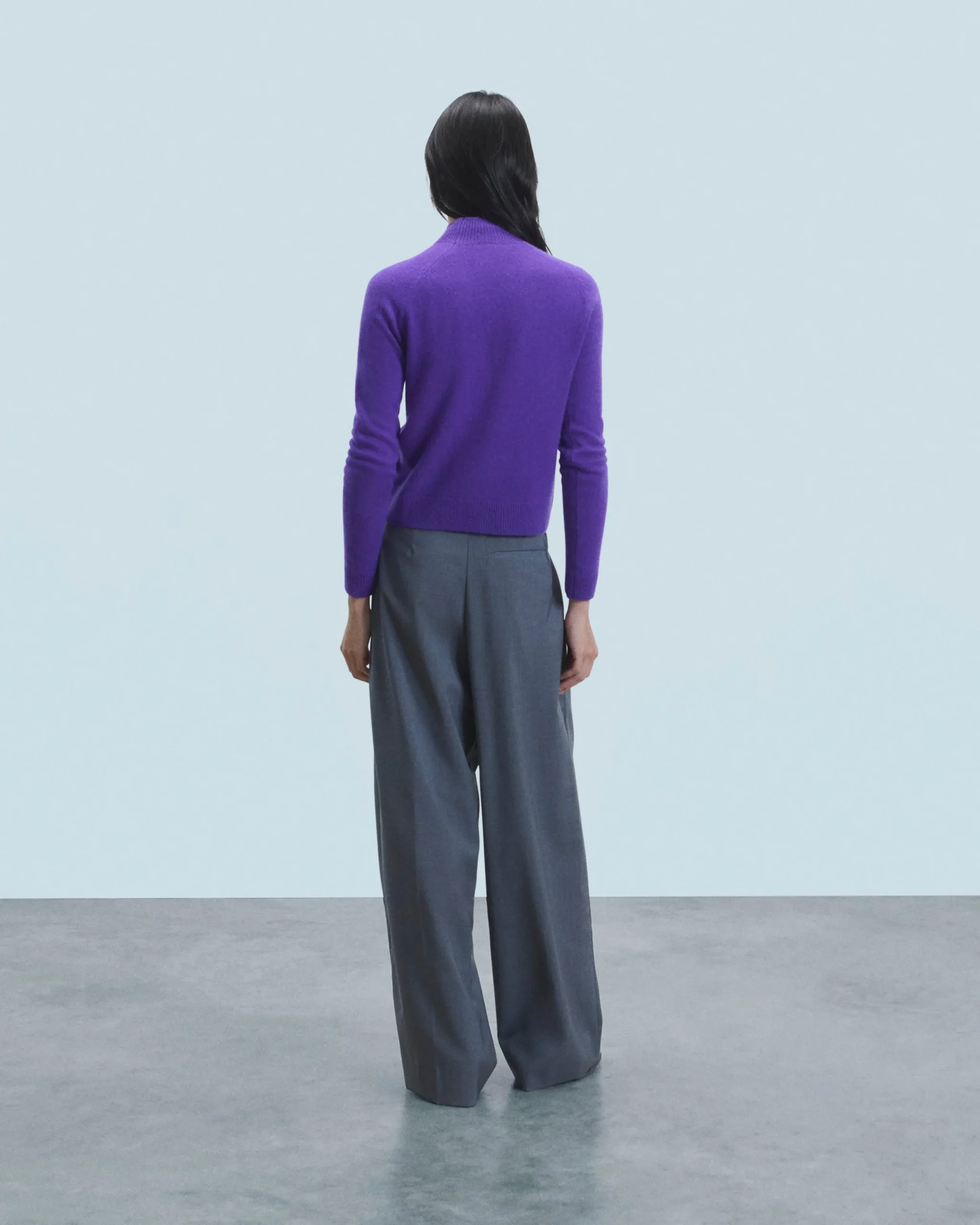 FROM FUTURE Pull Col Montant Léger PopPurple Shop