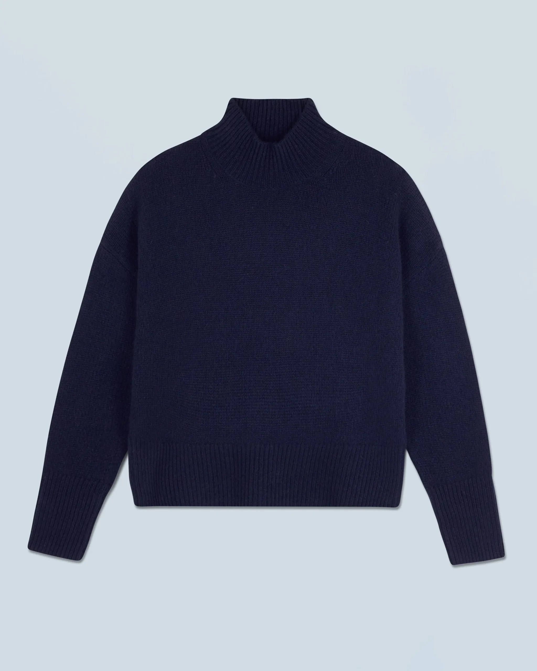 FROM FUTURE Pull Col Montant Oversize Navy Flash Sale