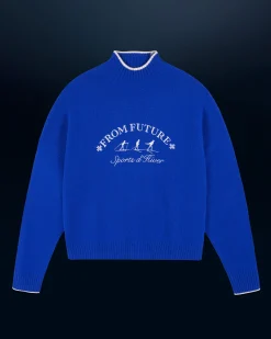 FROM FUTURE Pull Col Montant Sport D'hiver PopBlue Online