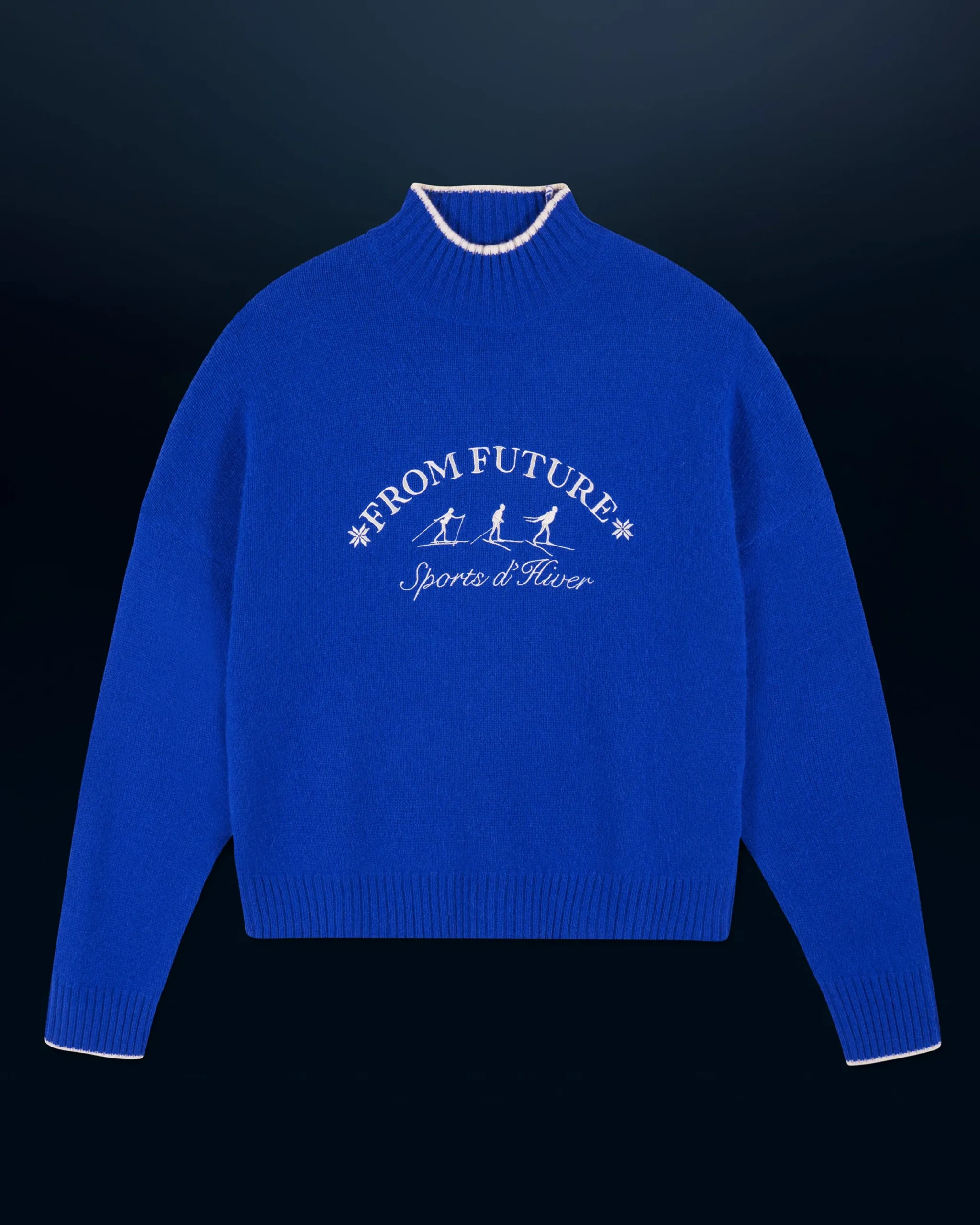 FROM FUTURE Pull Col Montant Sport D'hiver PopBlue Online