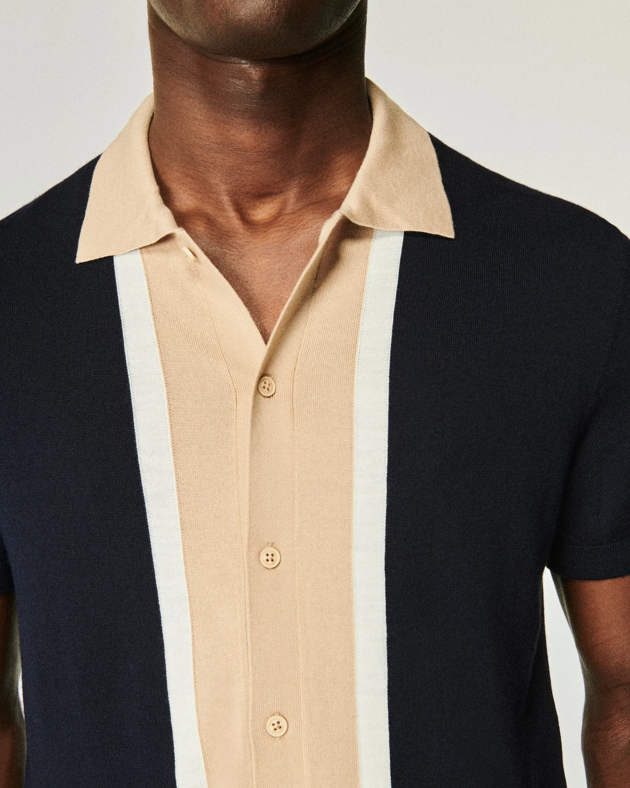 FROM FUTURE Pull Col Polo Navy Online