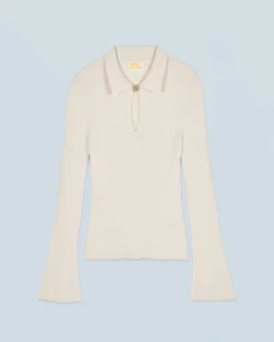 FROM FUTURE Pull Col Polo Sable Discount