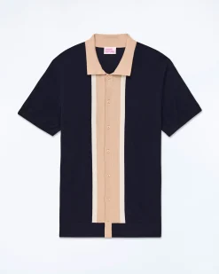 FROM FUTURE Pull Col Polo Navy Online