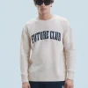FROM FUTURE Pull Col Rond Sable Cheap
