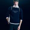 FROM FUTURE Pull Col Rond Navy Cheap
