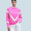 FROM FUTURE Pull Col Rond UtopicPink Hot
