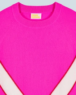 FROM FUTURE Pull Col Rond UtopicPink Hot
