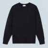 FROM FUTURE Pull Col Rond Basique Noir Discount