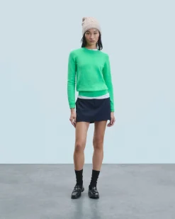 FROM FUTURE Pull Col Rond Basique UtopicGreen Cheap
