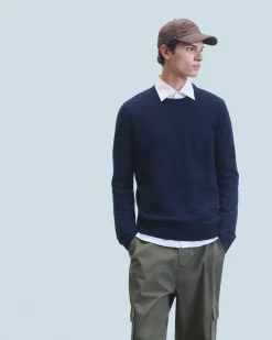FROM FUTURE Pull Col Rond Basique PopBlue Best Sale