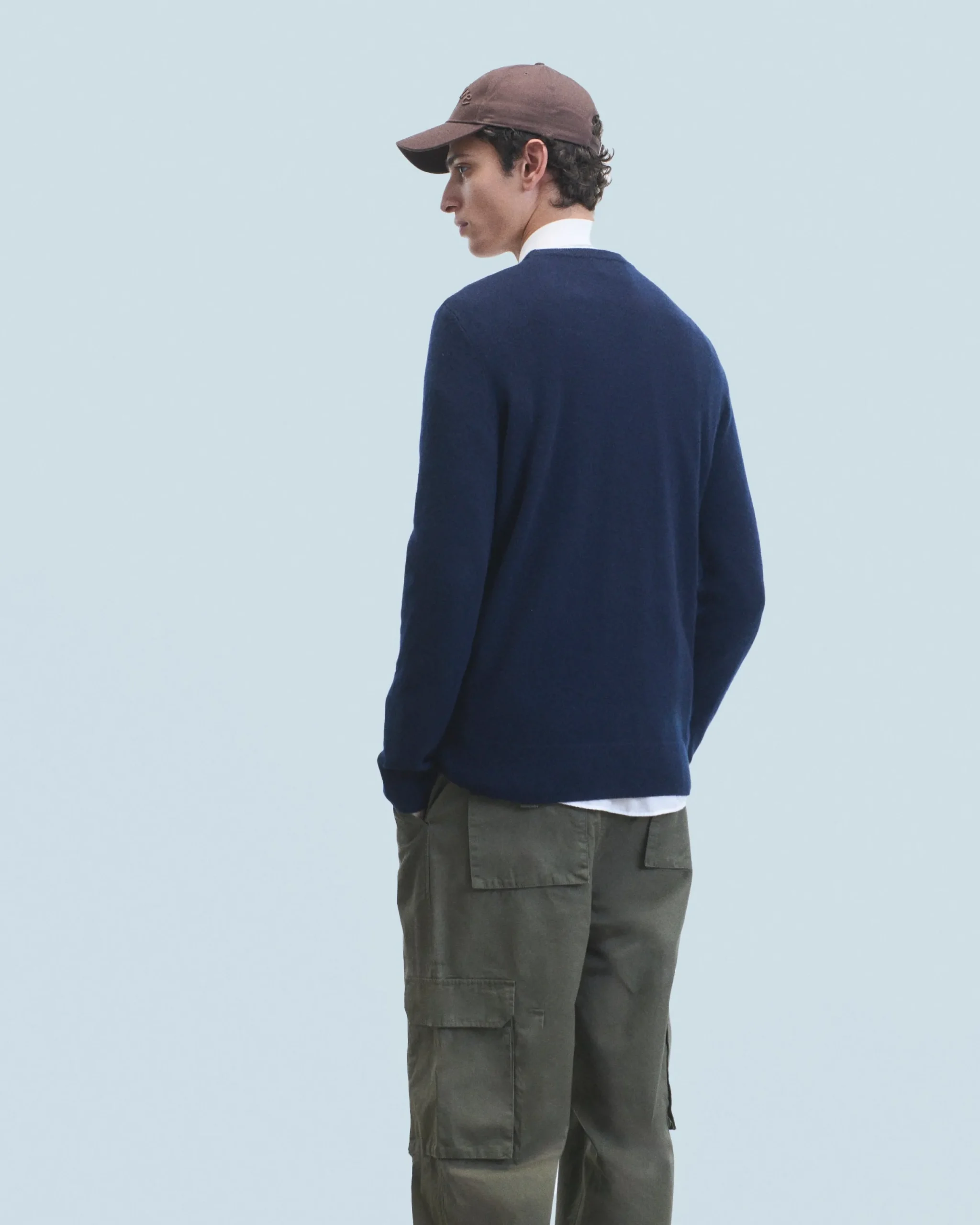 FROM FUTURE Pull Col Rond Basique UtopicOrange Clearance