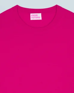 FROM FUTURE Pull Col Rond Basique RaspberryPink Clearance