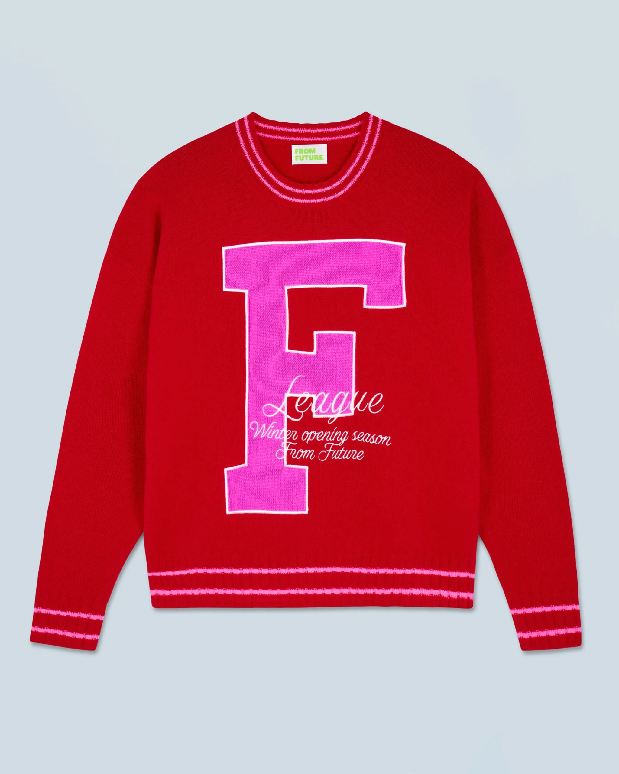 FROM FUTURE Pull Col Rond F DarkRed Best