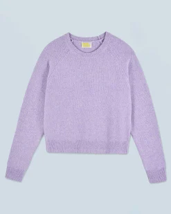 FROM FUTURE Pull Col Rond Raglan LilacMouliné Shop