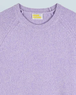 FROM FUTURE Pull Col Rond Raglan LilacMouliné Shop