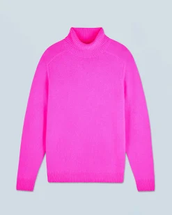FROM FUTURE Pull Col Roulé UtopicPink Best