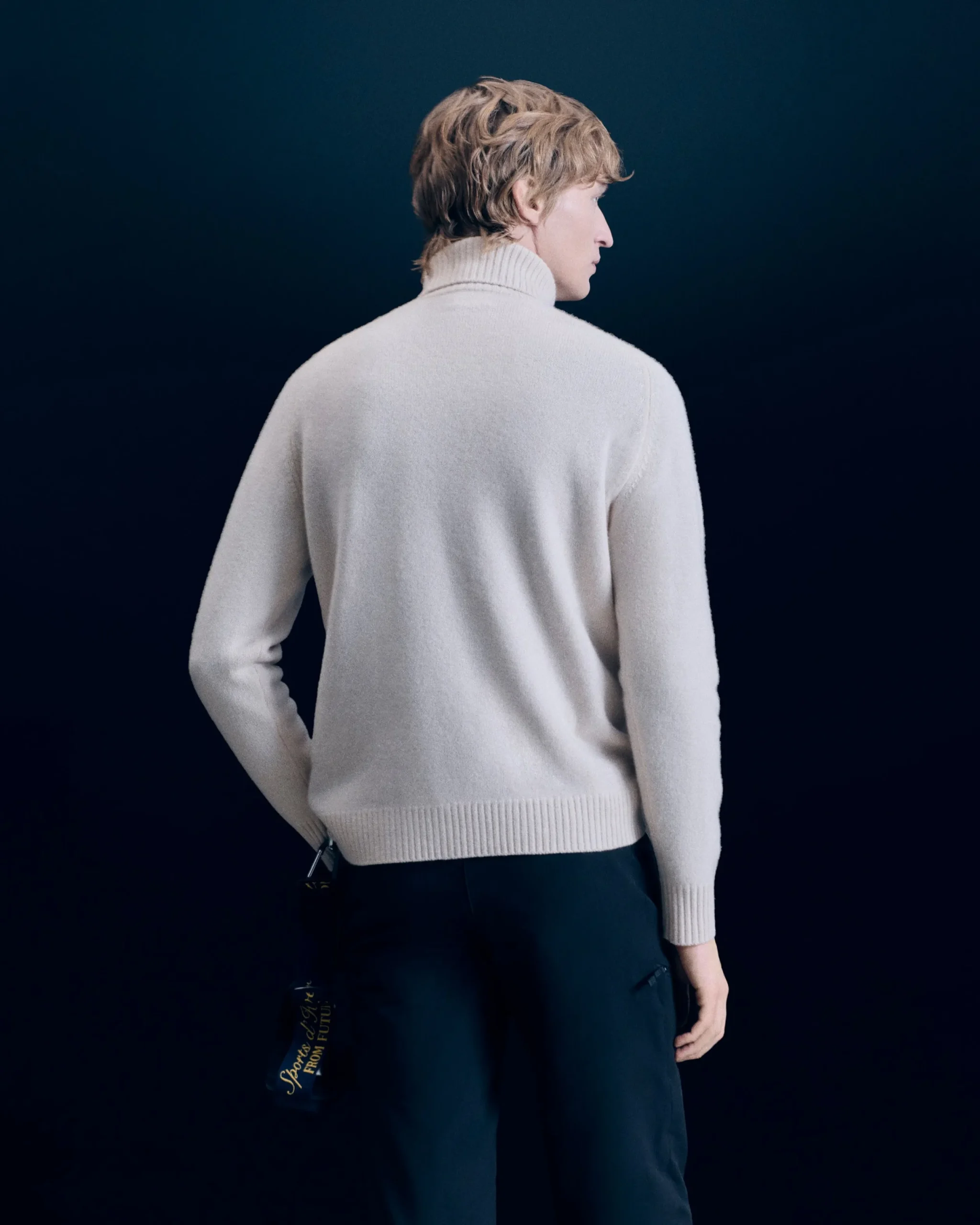 FROM FUTURE Pull Col Roulé Ski De Fond Sable Best Sale