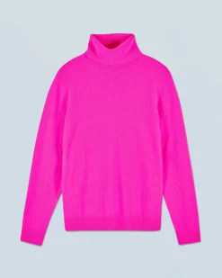 FROM FUTURE Pull Col Roule Basique UtopicPink Store