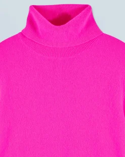 FROM FUTURE Pull Col Roule Basique UtopicPink Store