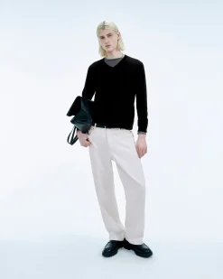 FROM FUTURE Pull Col V Noir Flash Sale