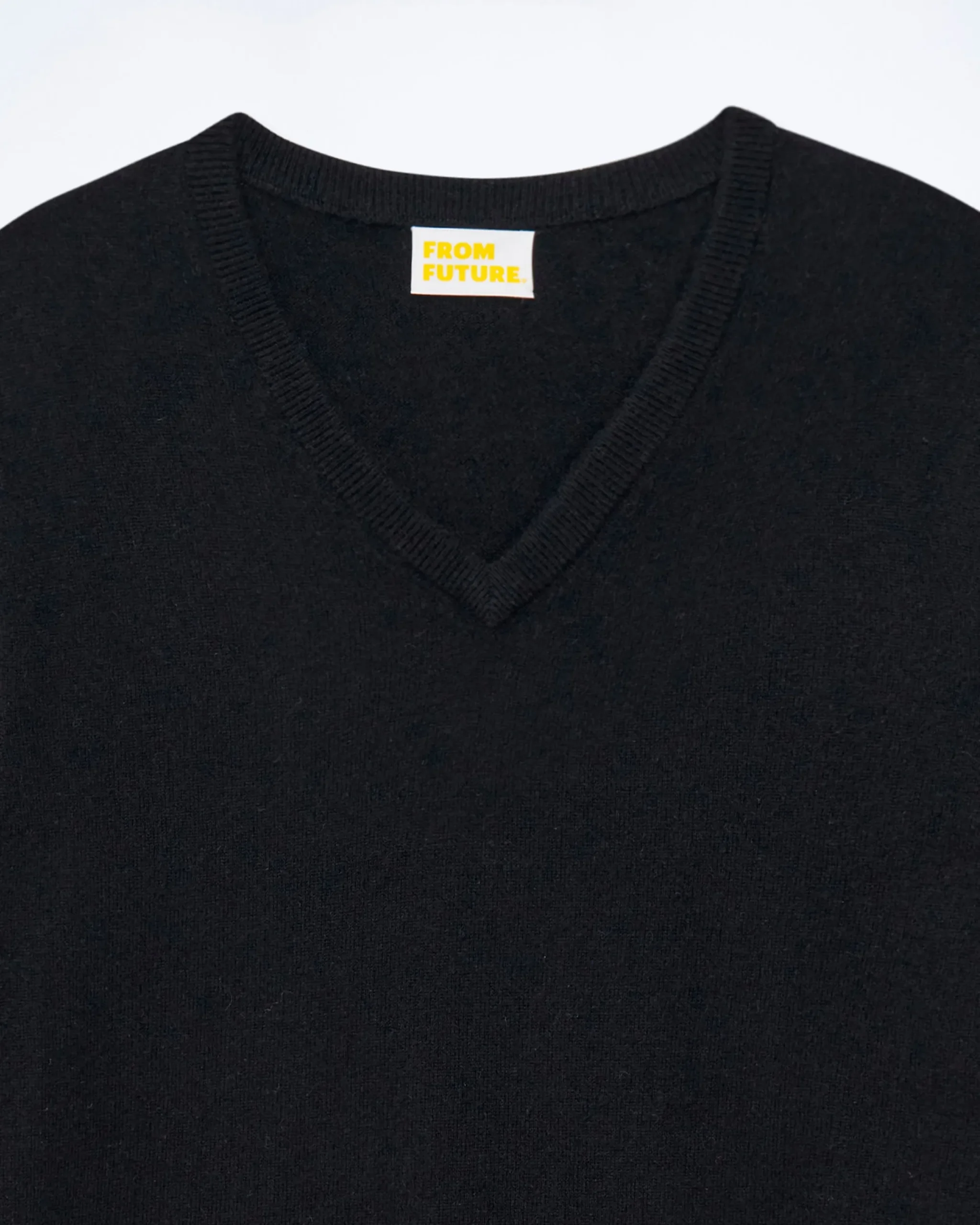 FROM FUTURE Pull Col V Noir Flash Sale