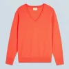 FROM FUTURE Pull Col V Basique UtopicCorail Flash Sale