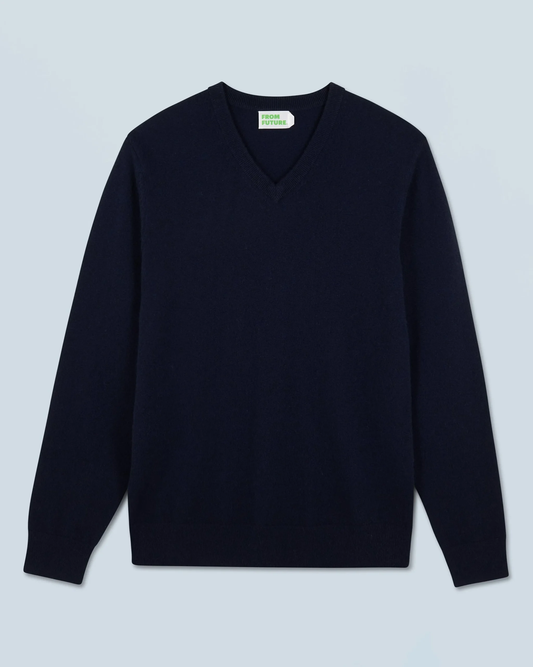 FROM FUTURE Pull Col V Basique Navy Store