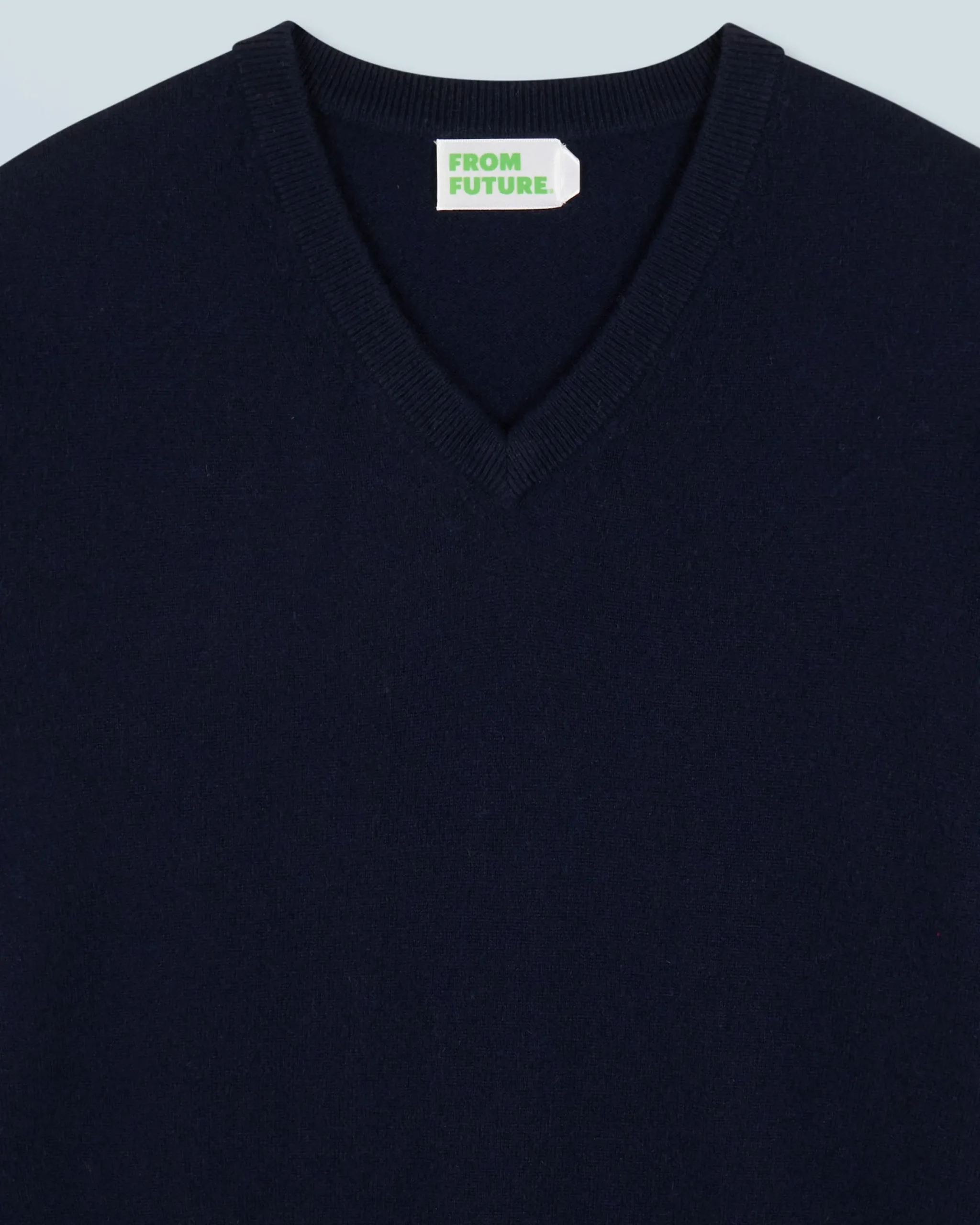 FROM FUTURE Pull Col V Basique Navy Store