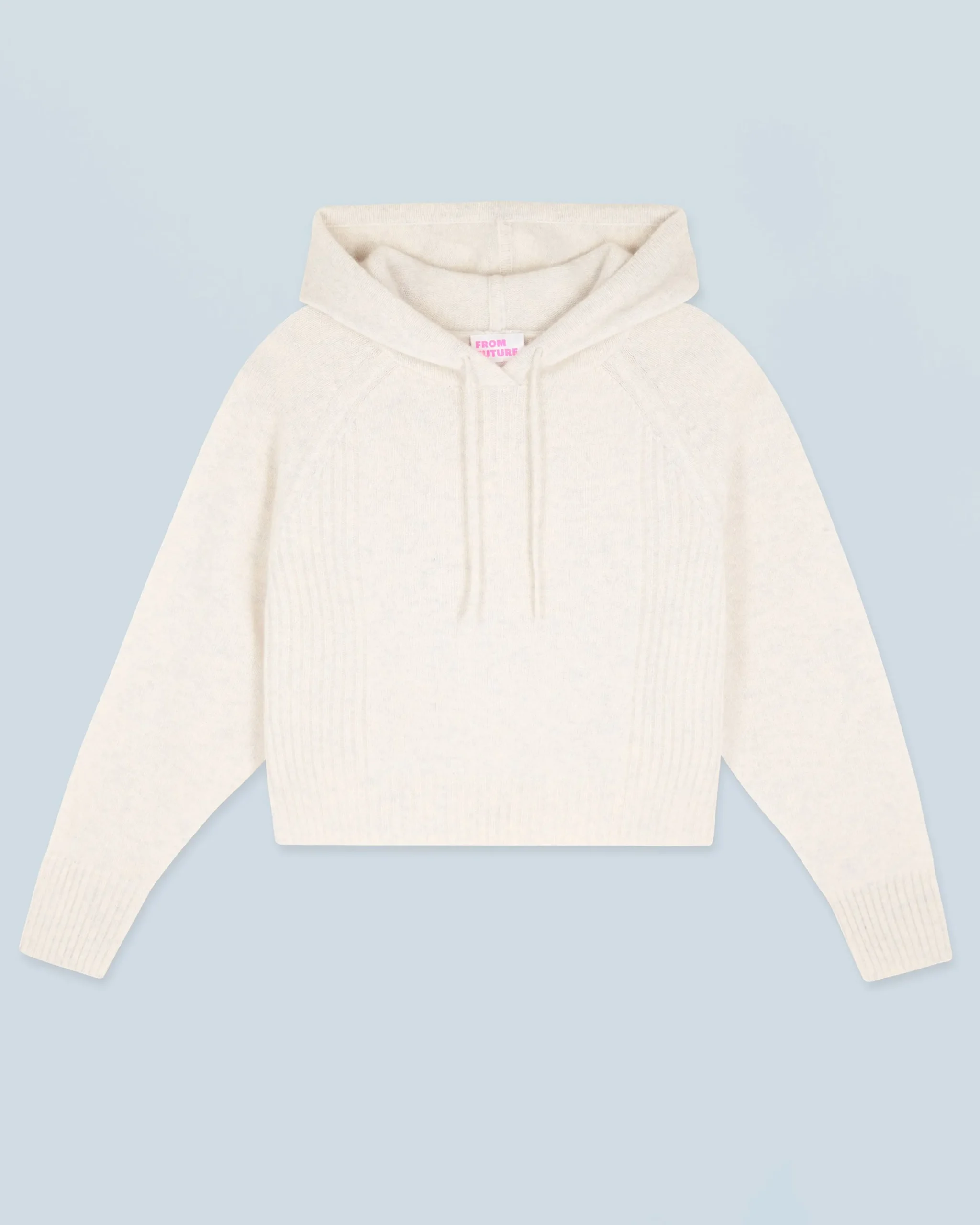 FROM FUTURE Pull Hoodie EcruChiné Shop