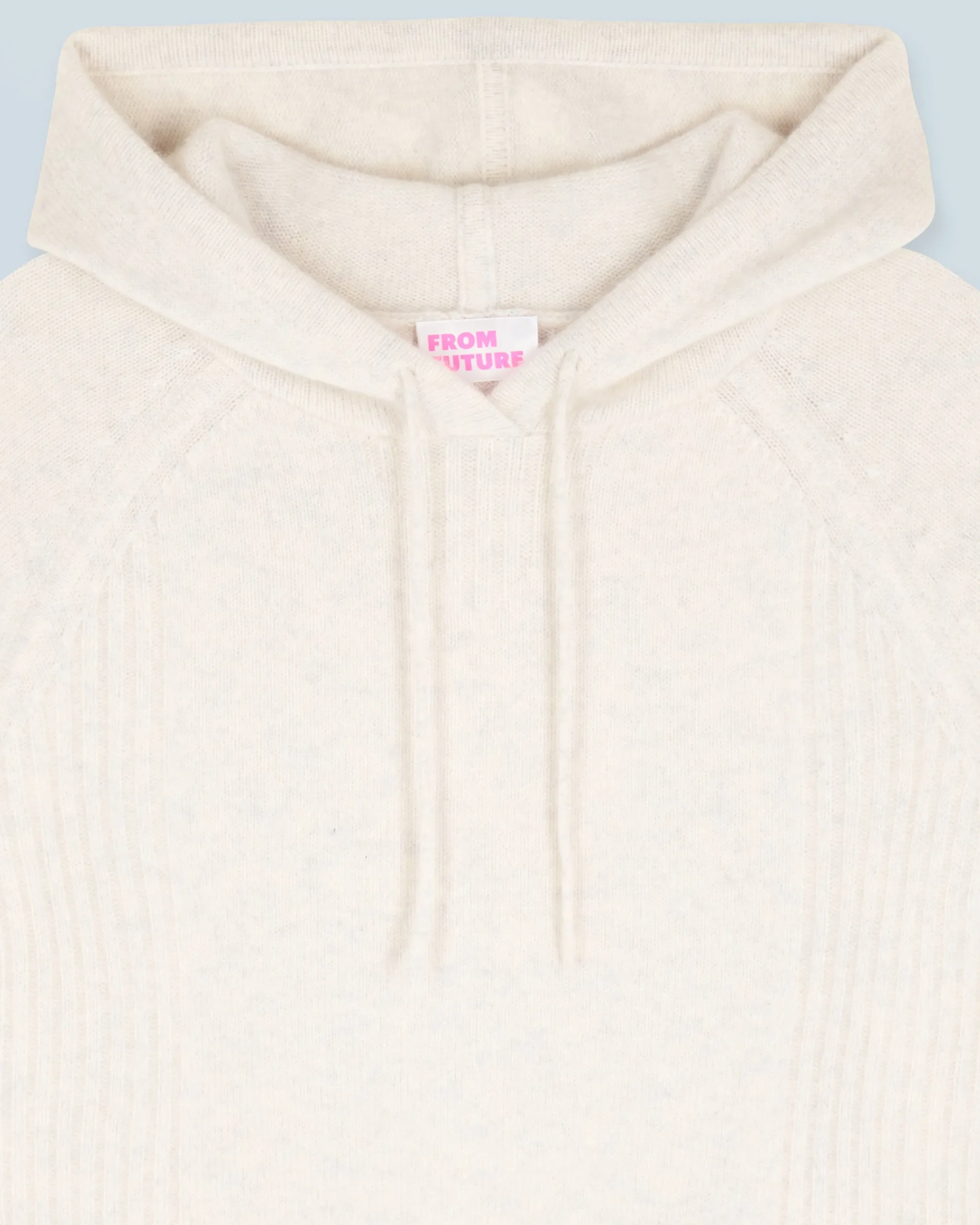 FROM FUTURE Pull Hoodie EcruChiné Shop