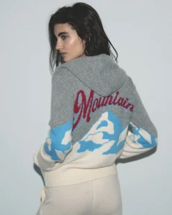 FROM FUTURE Pull Hoodie Montagne Ecru Hot