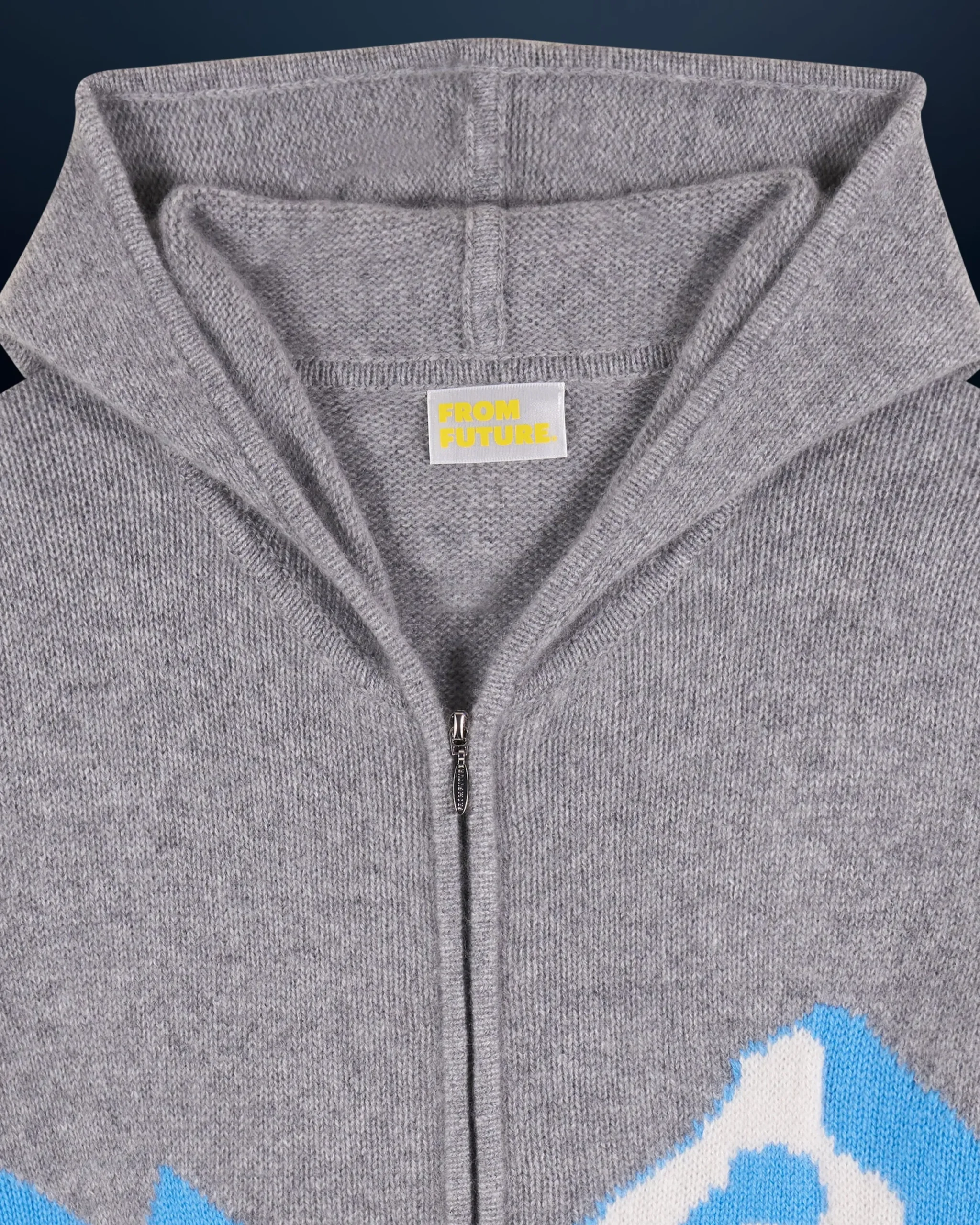 FROM FUTURE Pull Hoodie Montagne Ecru Hot