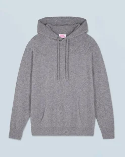 FROM FUTURE Pull Hoodie Oversize Léger GrisChinéFoncé Outlet