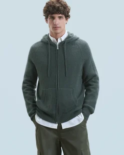 FROM FUTURE Pull Hoodie Zippé LavaGrey Cheap
