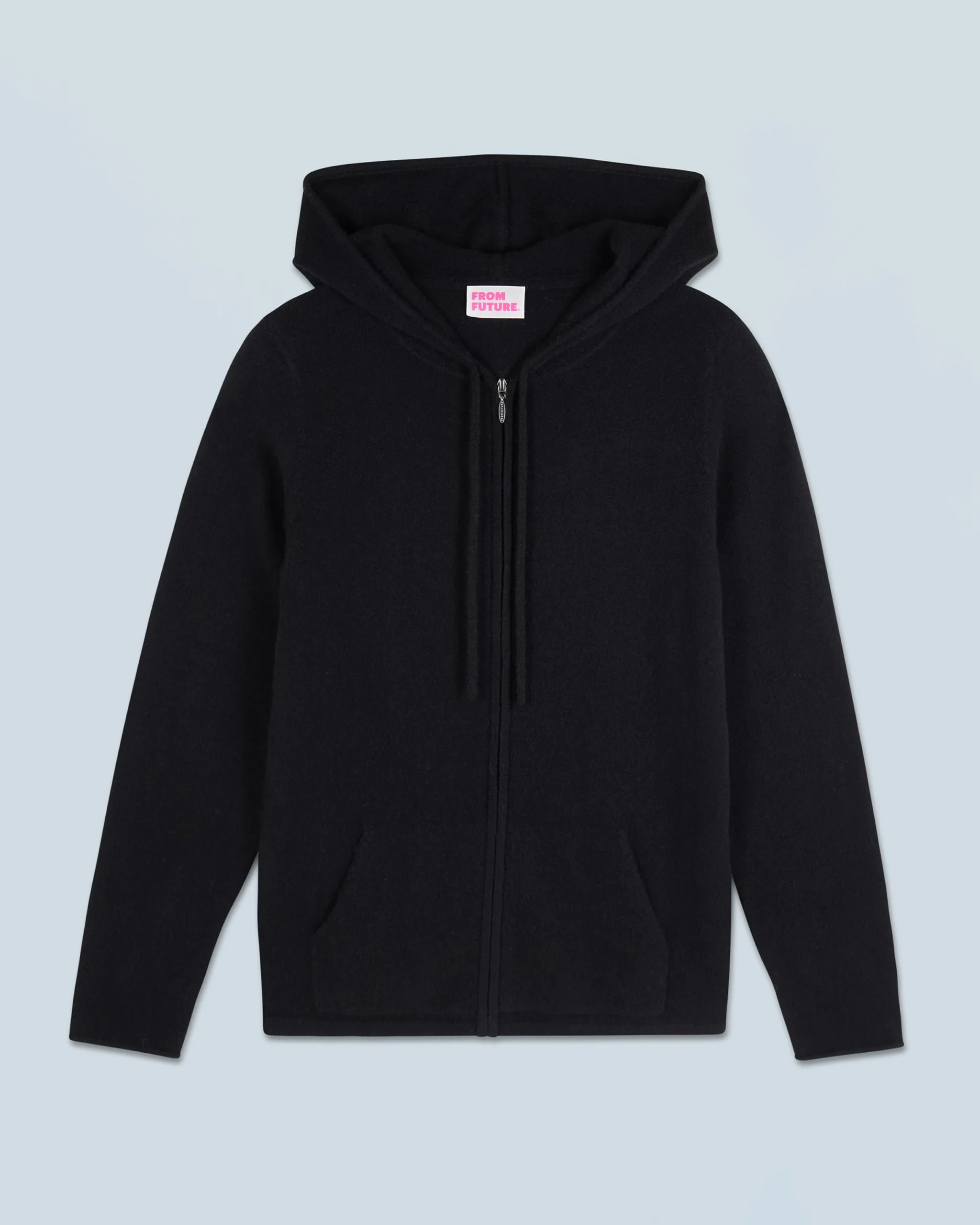 FROM FUTURE Pull Hoodie Zippé Noir Flash Sale