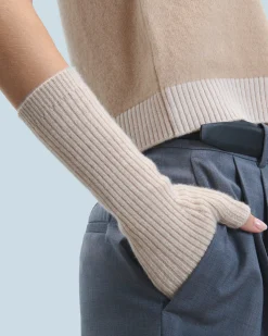 FROM FUTURE Pull Sans Manches Beige Sale