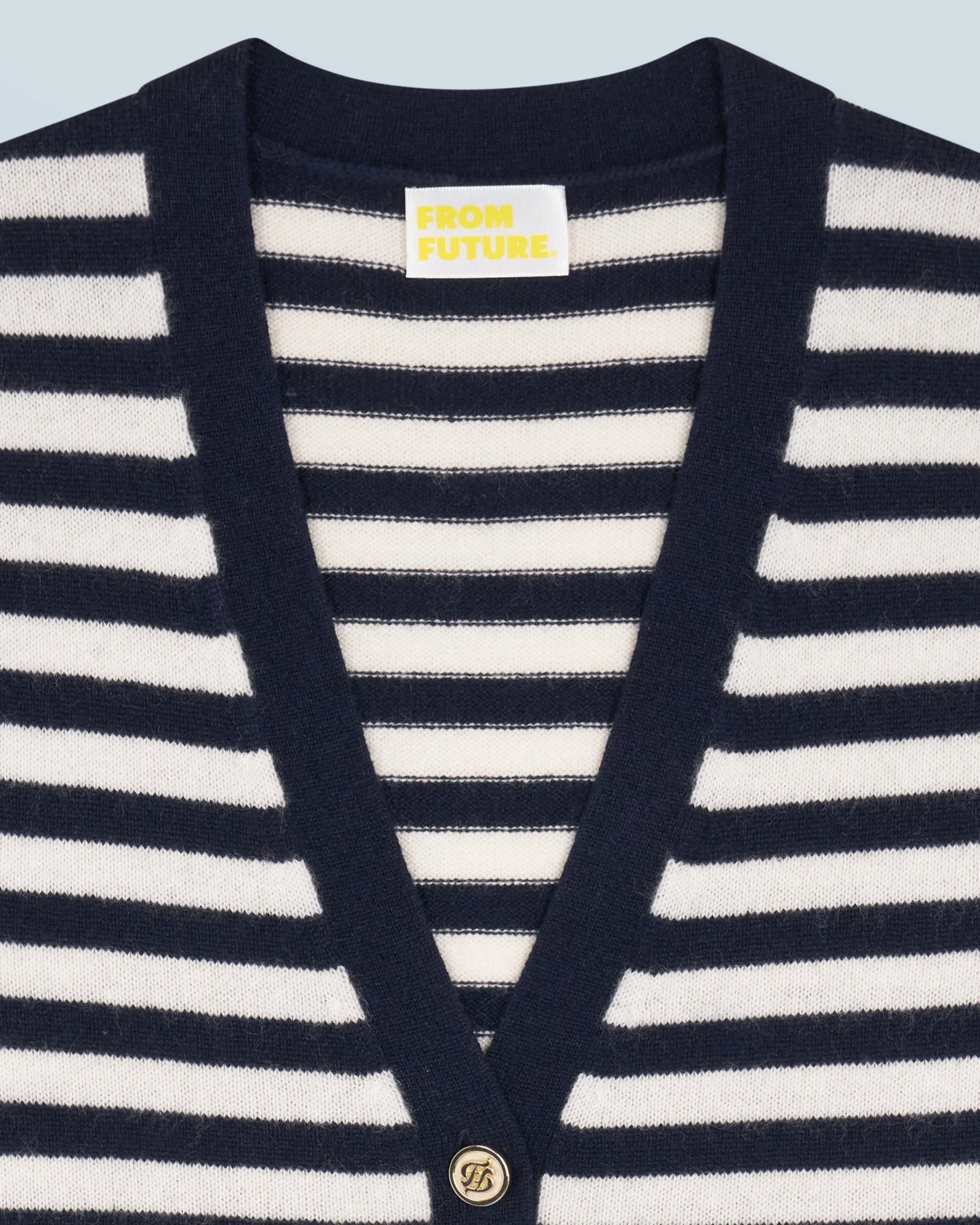 FROM FUTURE Pull Sans Manches Navy Outlet