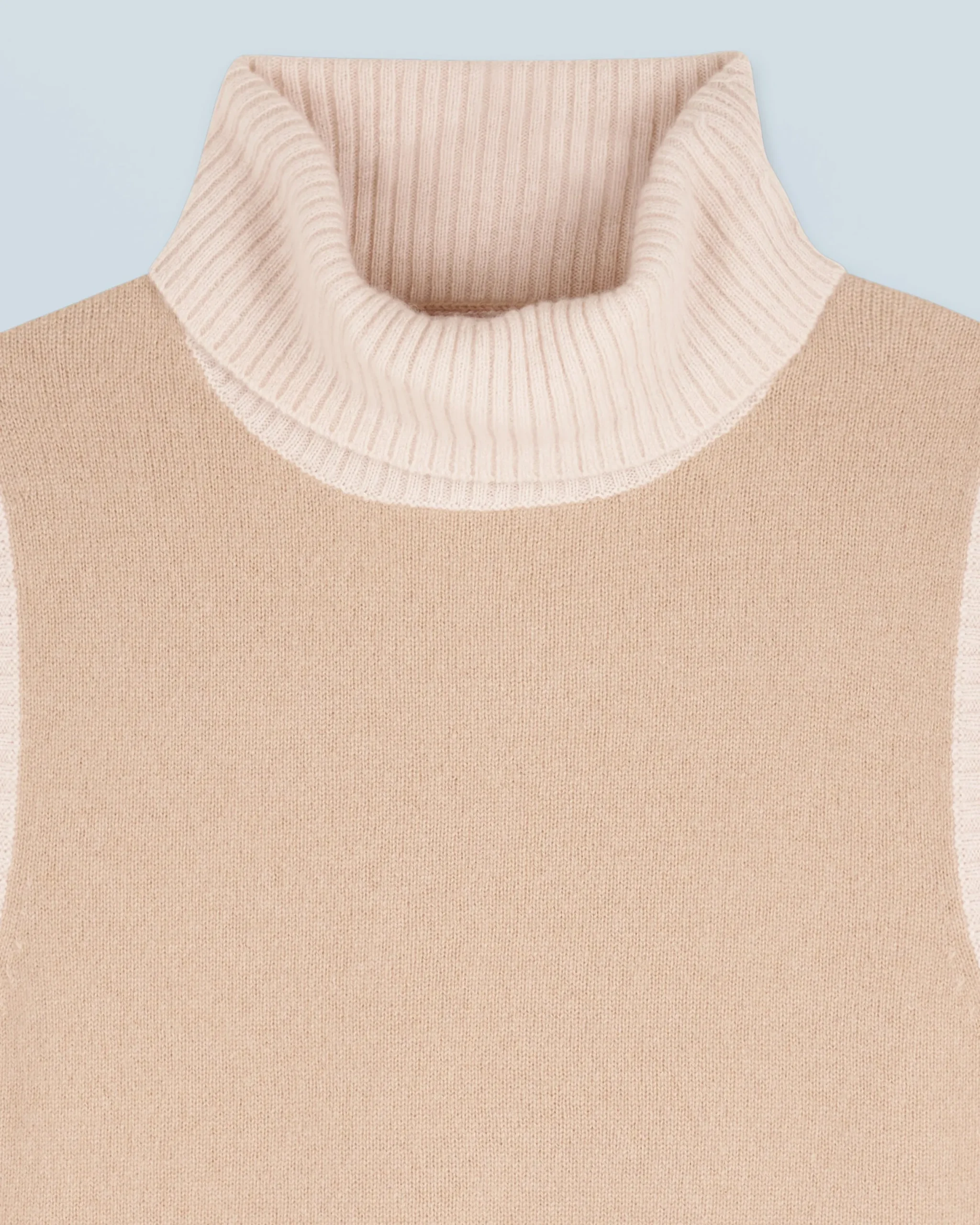 FROM FUTURE Pull Sans Manches Beige Sale