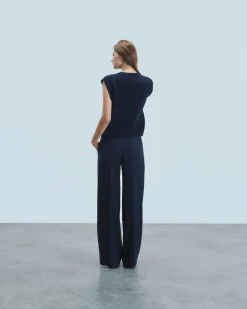 FROM FUTURE Pull Sans Manches Coeur Léger Navy Online