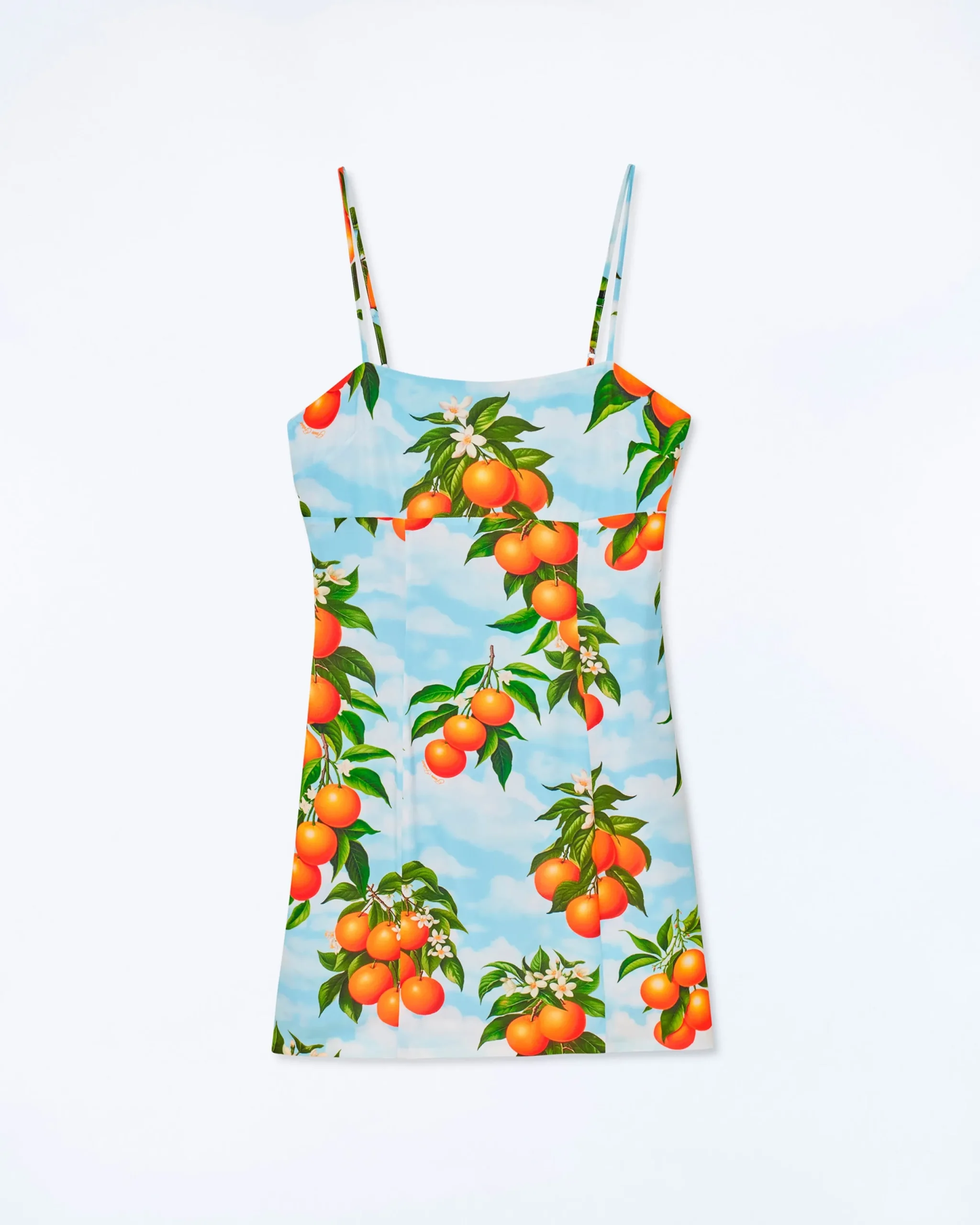 FROM FUTURE Robe Courte Bretelle Billie OrangeSky Discount