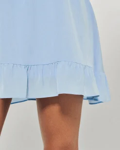 FROM FUTURE Robe Courte Bretelle Lizzie BabyBlue Best