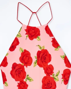 FROM FUTURE Robe Courte Bretelle Selena HotRoses Clearance
