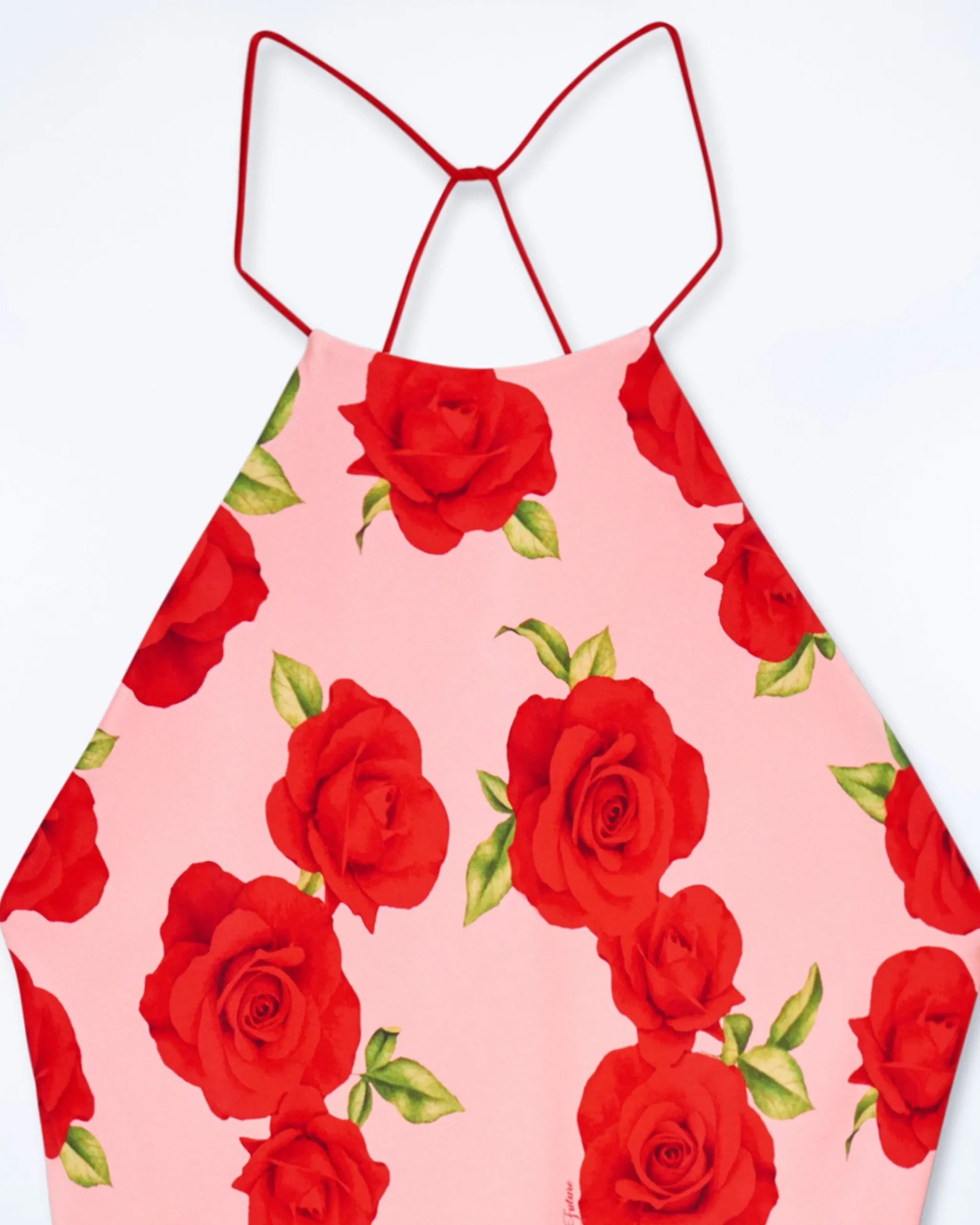 FROM FUTURE Robe Courte Bretelle Selena HotRoses Clearance