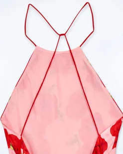 FROM FUTURE Robe Courte Bretelle Selena HotRoses Clearance