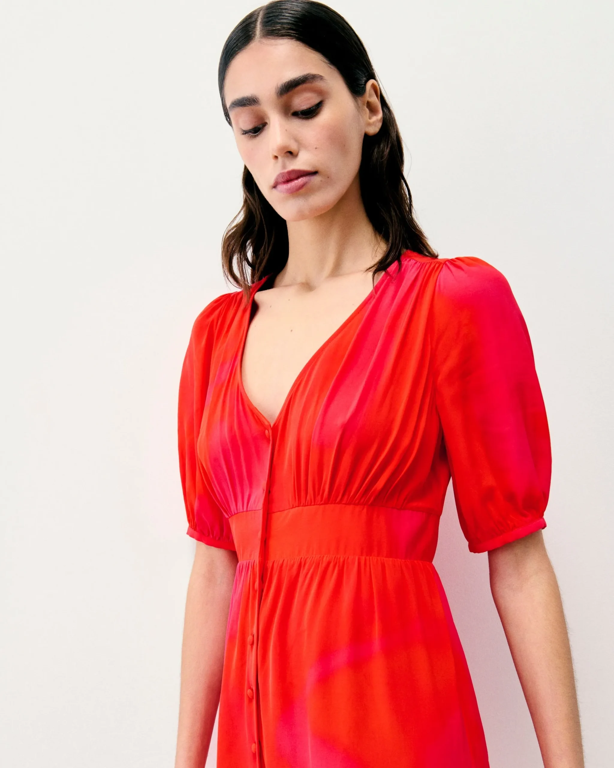 FROM FUTURE Robe Courte Manche Courte Déborah UtopicPink Outlet